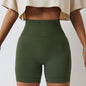 High-Waisted Seamless Yoga Shorts for Women