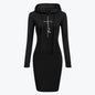 Long-Sleeved Hoodie Dress for Women in Autumn Winter