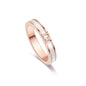 Electroplated Silver Couple Rings for Men and Women